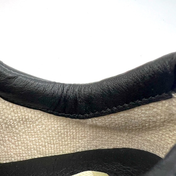 VINTAGE HAVANA, TENNIS SHOES,BLACK WITH RAINBOW SHINY STRIPES ON THE SIDE SIZE 6 - Picture 10 of 15